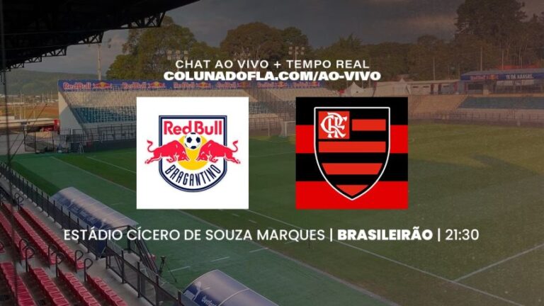 Assista ao jogo do Flamengo x Red Bull Bragantino