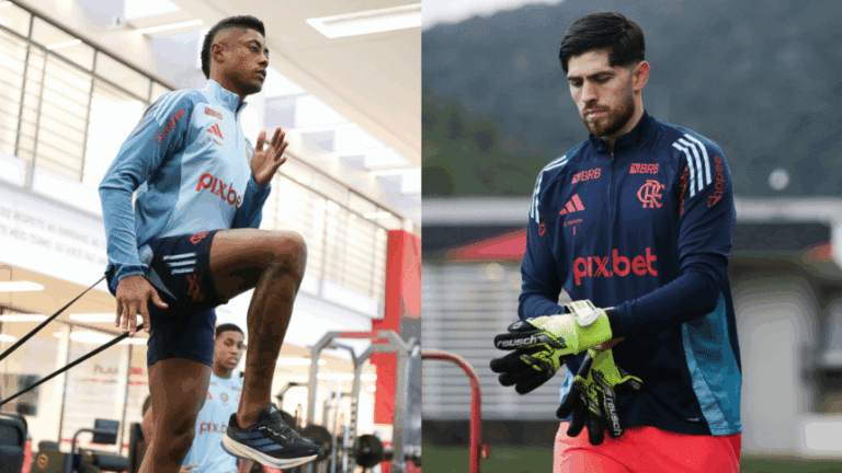 Filipe luís define equipe para jogo do flamengo x bragantino