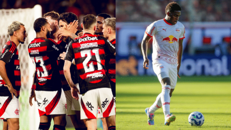 Flamengo e Bragantino em momentos semelhantes no brasileirão