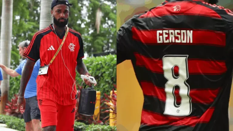 Quem herdará a camisa 8 do Flamengo após Gerson?