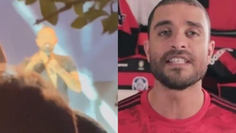 Diogo Nogueira, Torcedor do Mengão, Reage a Provocações de Atleticanos em Show