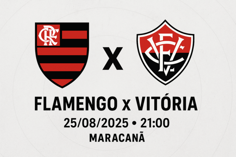 Flamengo x Vitória: Escalações, Desfalques e Onde Assistir ao Vivo no Brasileirão