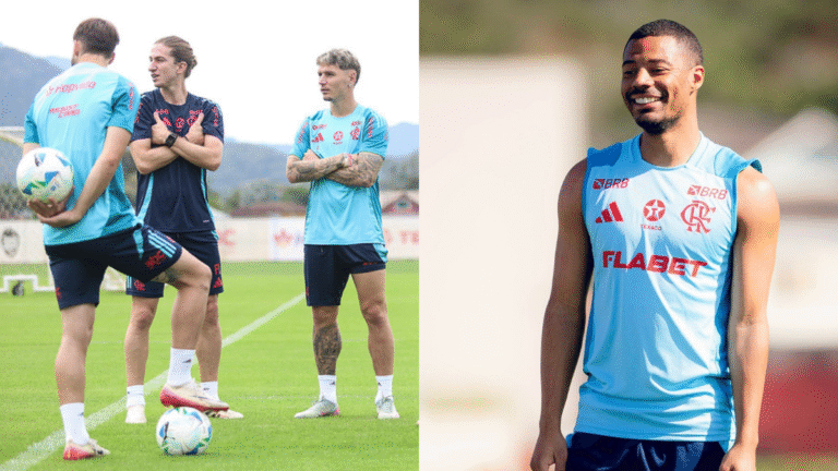 Flamengo x Vitória: Filipe Luís decide escalação titular em treino decisivo