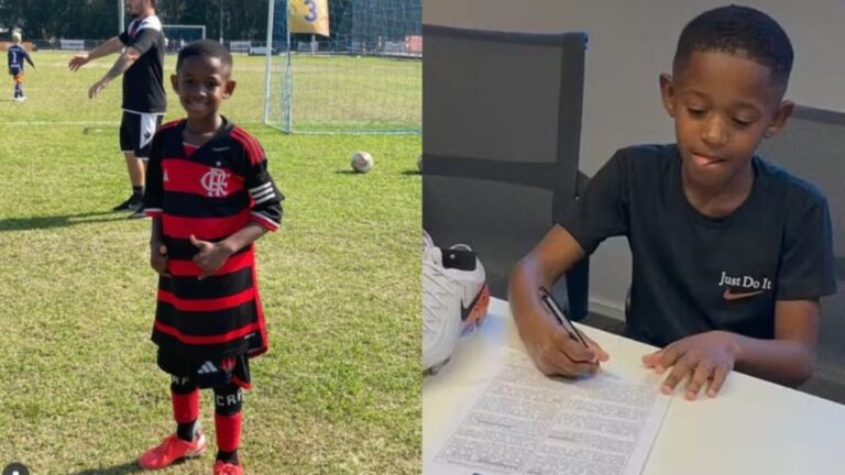 Nathanzinho: Joia do Flamengo de Apenas 8 Anos Brilha e Atrai Olhares Internacionais