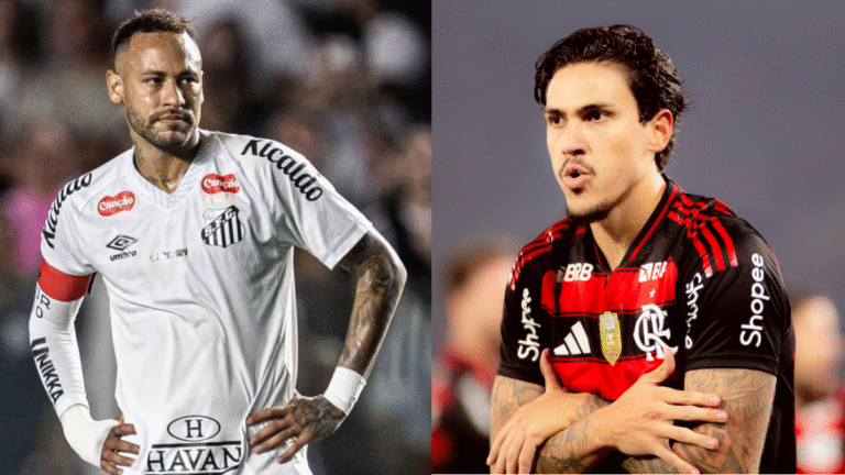 Neymar se Empolga com Gol de Pedro em Goleada do Flamengo