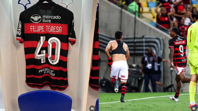 Rescisão de Felipe Teresa com o Mengão: Atacante se despede com gratidão