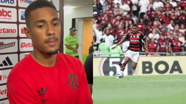 Samuel Lino critica arbitragem e aponta favorecimento ao Grêmio contra o Flamengo