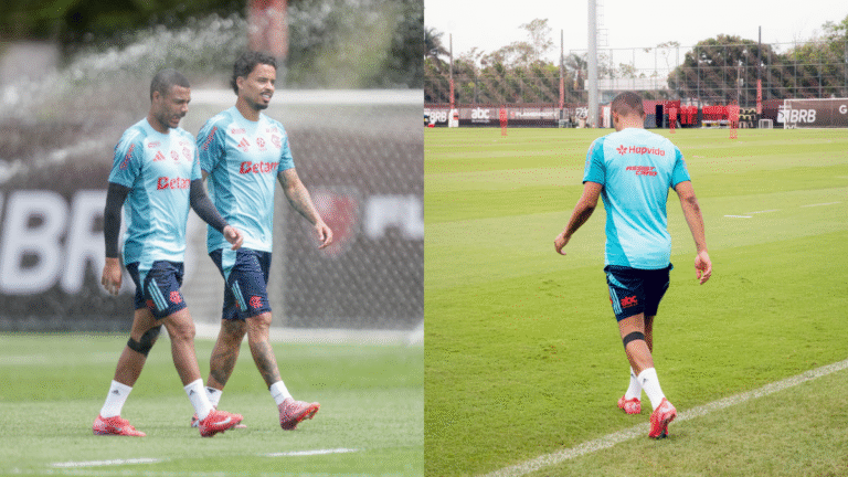 Decisão de Filipe Luís sobre De La Cruz para Flamengo x Racing na Libertadores