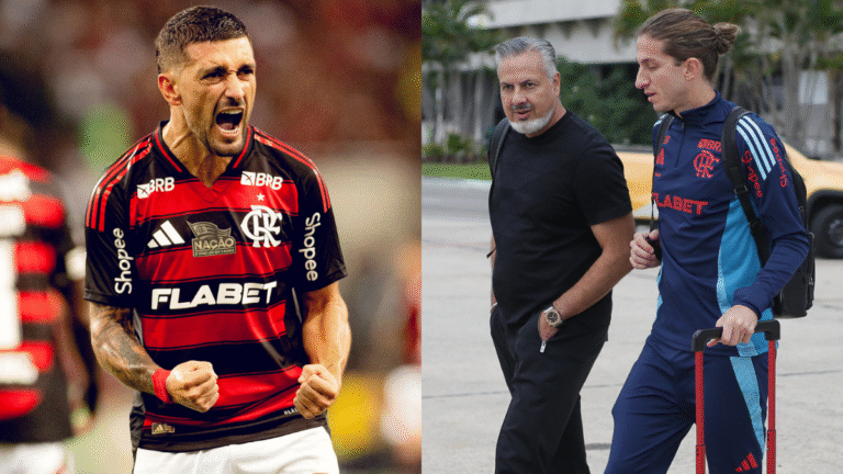 Flamengo busca concluir renovações de Arrascaeta e Filipe Luís até final da Data FIFA