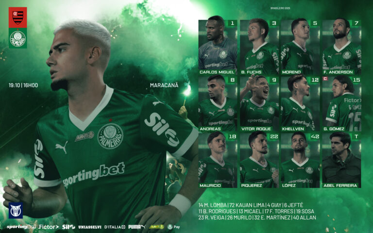 Flamengo e Palmeiras: Escalação Confirmada e Expectativas para o Clássico do Brasileirão