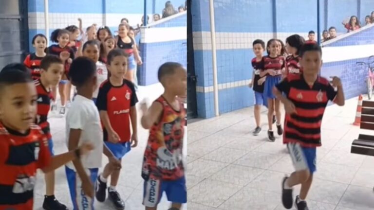 Predominância Rubro-Negra: Vídeo em Escola do Rio Mostra Domínio do Flamengo