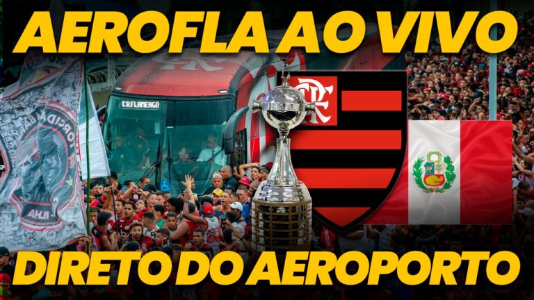 AeroFla: Torcida do Flamengo Faz Grande Festa no Embarque para Final da Libertadores