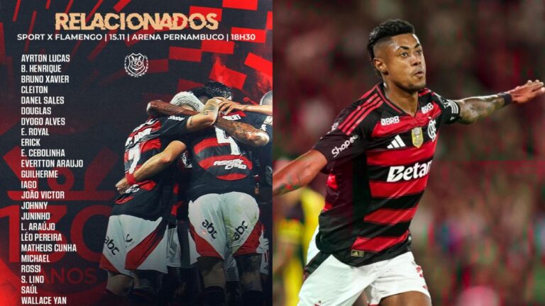 Bruno Henrique Confirmado: Flamengo Divulga Lista de Relacionados para Confronto com o Sport