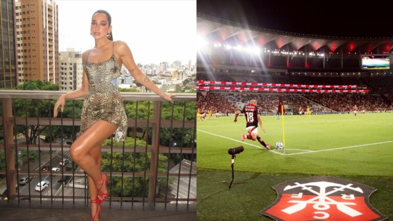 Dua Lipa prestigia Flamengo x Fluminense no Maracanã: saiba mais sobre a visita