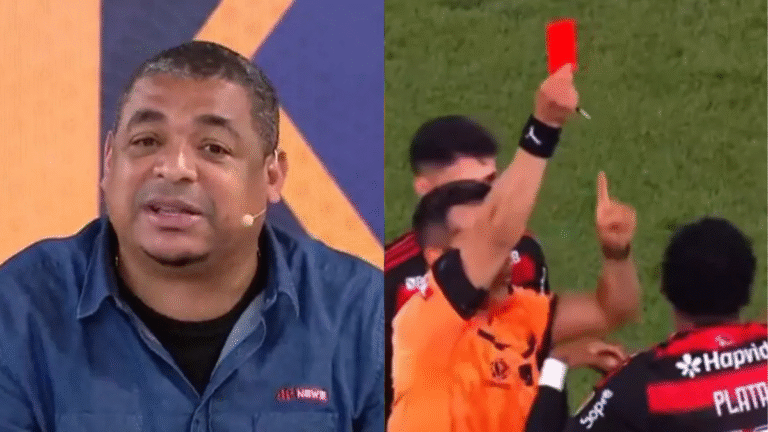 Ex-jogador do Mengão critica expulsão de Plata contra o São Paulo