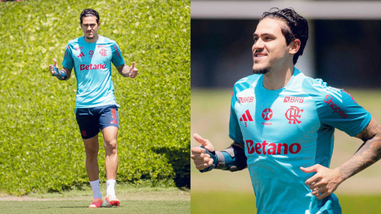 Pedro Treina com Imobilização no Braço e Planeja Retorno ao Flamengo