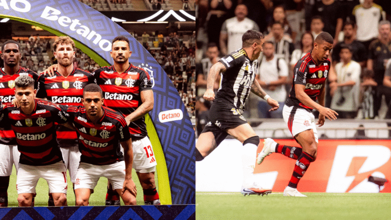 Samuel Lino enfrenta azar em partida do Flamengo contra o Atlético-MG