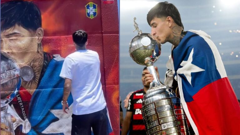 Erick Pulgar eternizado: Homenagem no Chile celebra ano mágico no Flamengo