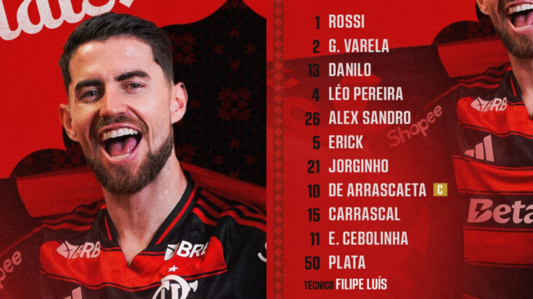 Flamengo Anuncia Escalação para Enfrentar Pyramids no Intercontinental