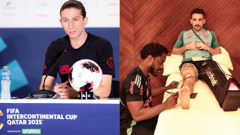 Flamengo enfrenta Pyramids com elenco desgastado: Filipe Luís mantém segredo sobre escalação