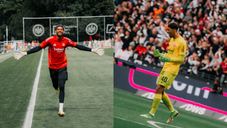 Goleiro do Eintracht Frankfurt revela sonho de defender o Flamengo