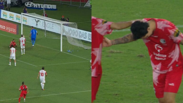Júnior e Pedro brilham no Jogo das Estrelas com golaço de bicicleta!
