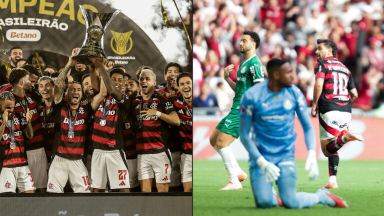 Palmeiras contribui para título do Flamengo no Brasileirão 2025; confira ranking de equipes que mais cederam pontos ao Rubro-Negro