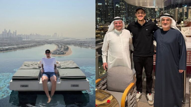 Pedro curte férias luxuosas em Dubai após Mundial de Clubes