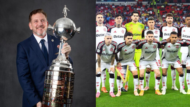 Presidente da Conmebol elogia Flamengo e prevê revanche no Mundial