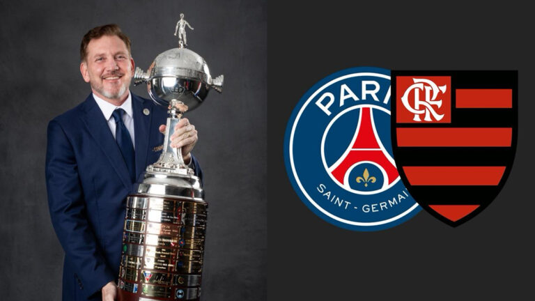 Presidente da Conmebol envia mensagem de apoio ao Flamengo antes da final contra PSG