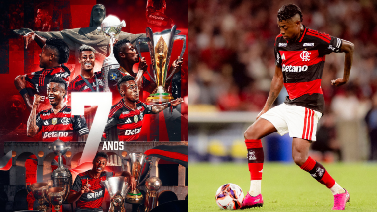 Bruno Henrique celebra 7 anos com o Manto: Ídolo e colecionador de títulos!