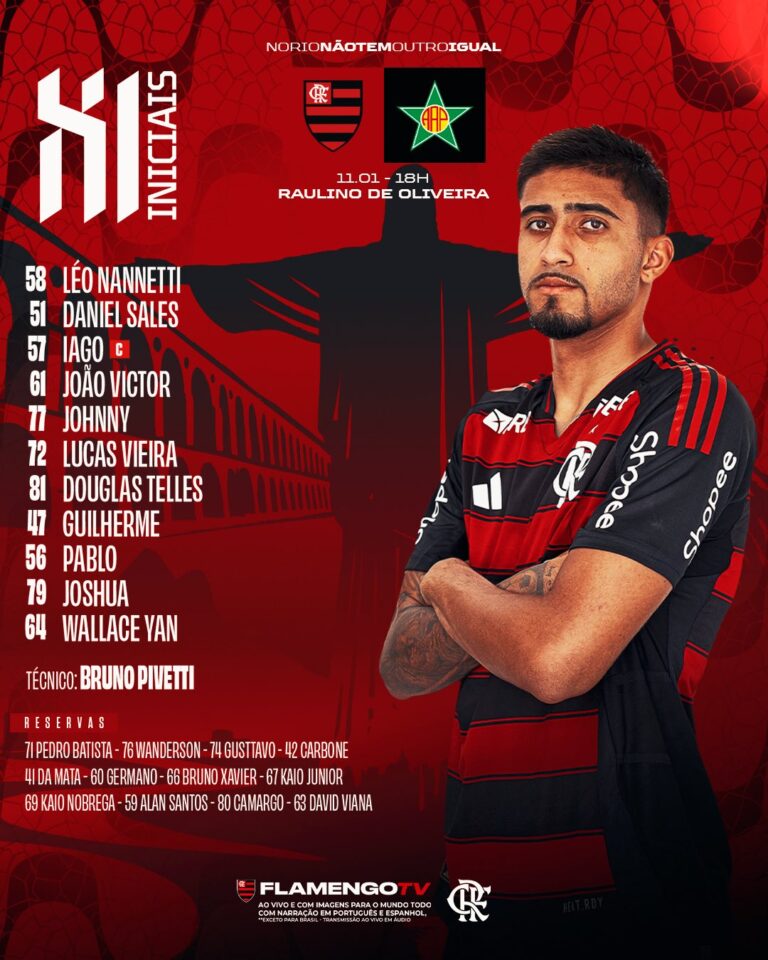 Estreia Rubro-Negra: Flamengo com Escalação Alternativa Enfrenta Portuguesa em Volta Redonda!