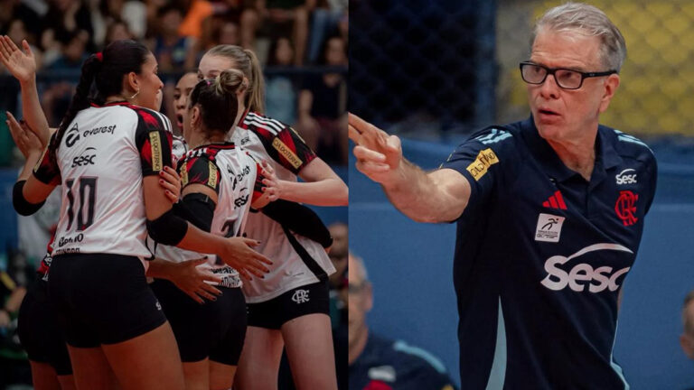 Flamengo domina Praia Clube fora de casa e mantém liderança na Superliga