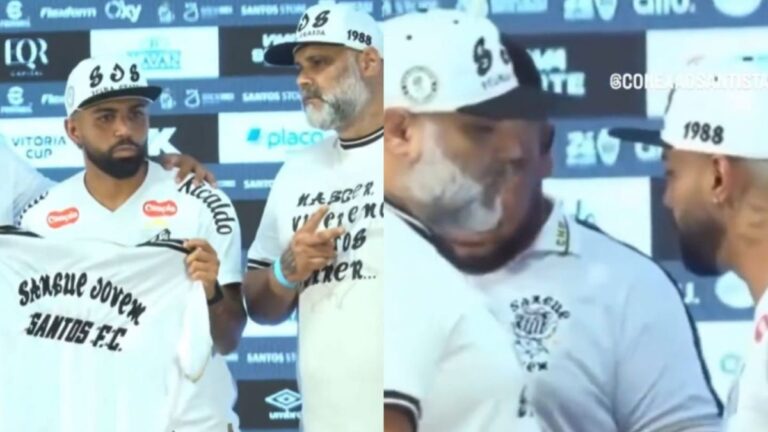 Gabigol encara pressão da torcida do Santos em retorno surpreendente e polêmico