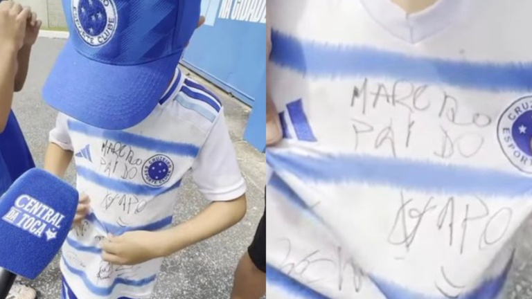 Marcão rouba a cena na apresentação de Tite no Cruzeiro e agita torcida com promessa de Gerson