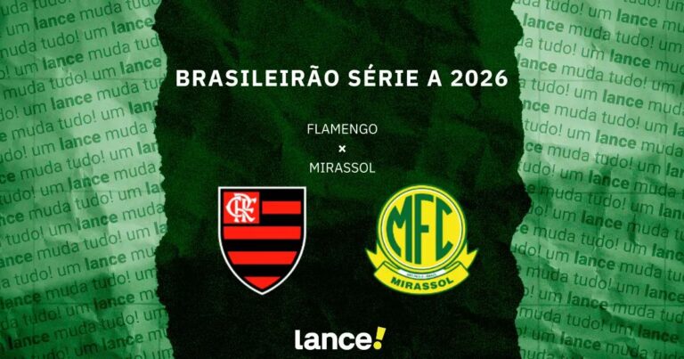Flamengo x Mirassol hoje no Maracanã: onde assistir e prováveis escalações