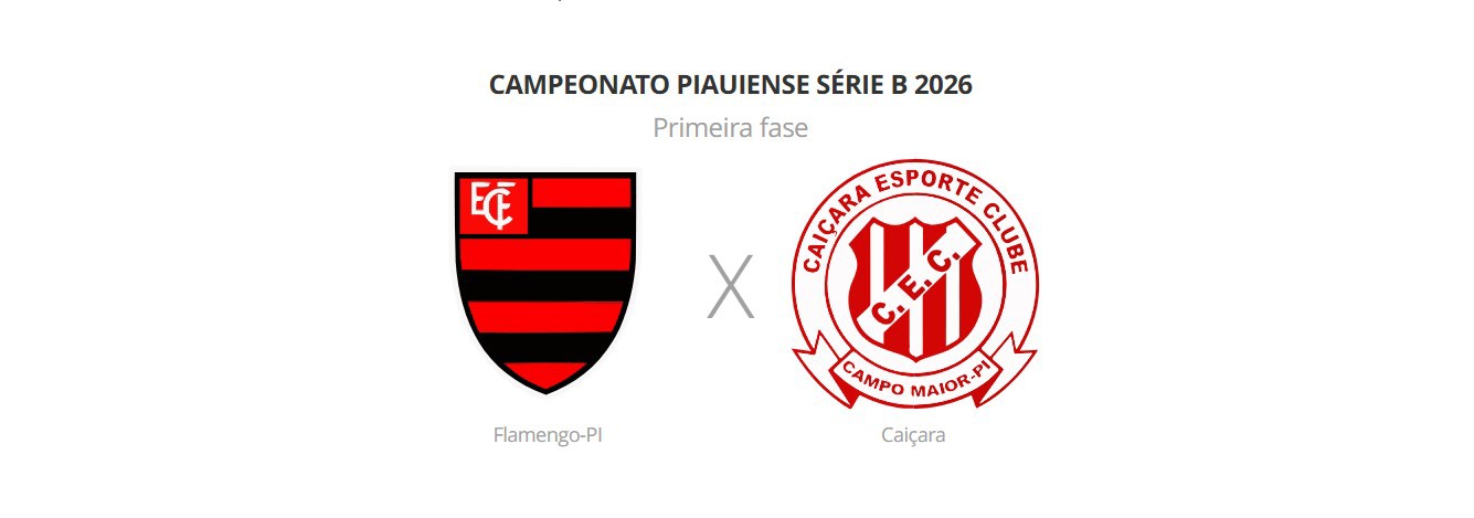 Flamengo-PI encara o Caiçara com desfalque no meio e luta direta na Série B do Piauiense