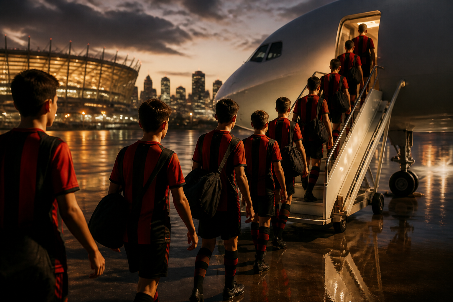 Flamengo leva Sub-15 para a Messi Cup e enfrentará gigantes da base