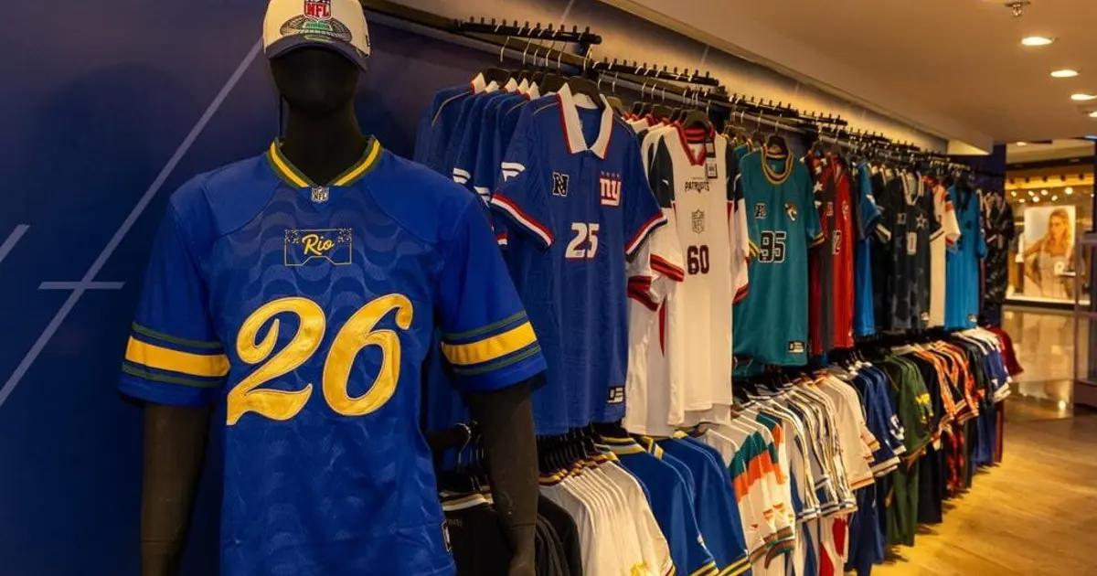 NFL lança coleção no Rio com Flamengo, Vasco e Fluminense para o NFL Rio Game 2026