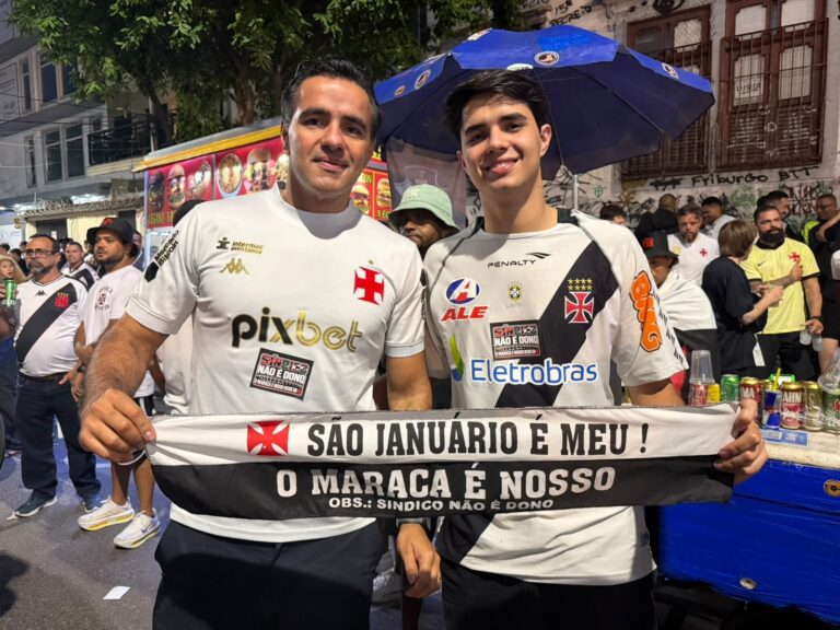 Torcida do Vasco provoca Fla-Flu na volta ao Maracanã em meio à disputa por estádio